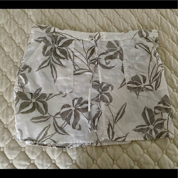 Drawstring Linen Skirt - Picture 3 of 5